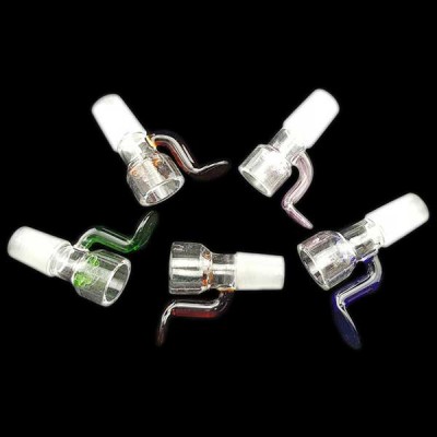 19 MM MALE GLASS BOWL WITH ICE CATCHER BMD1 5CT/PACK